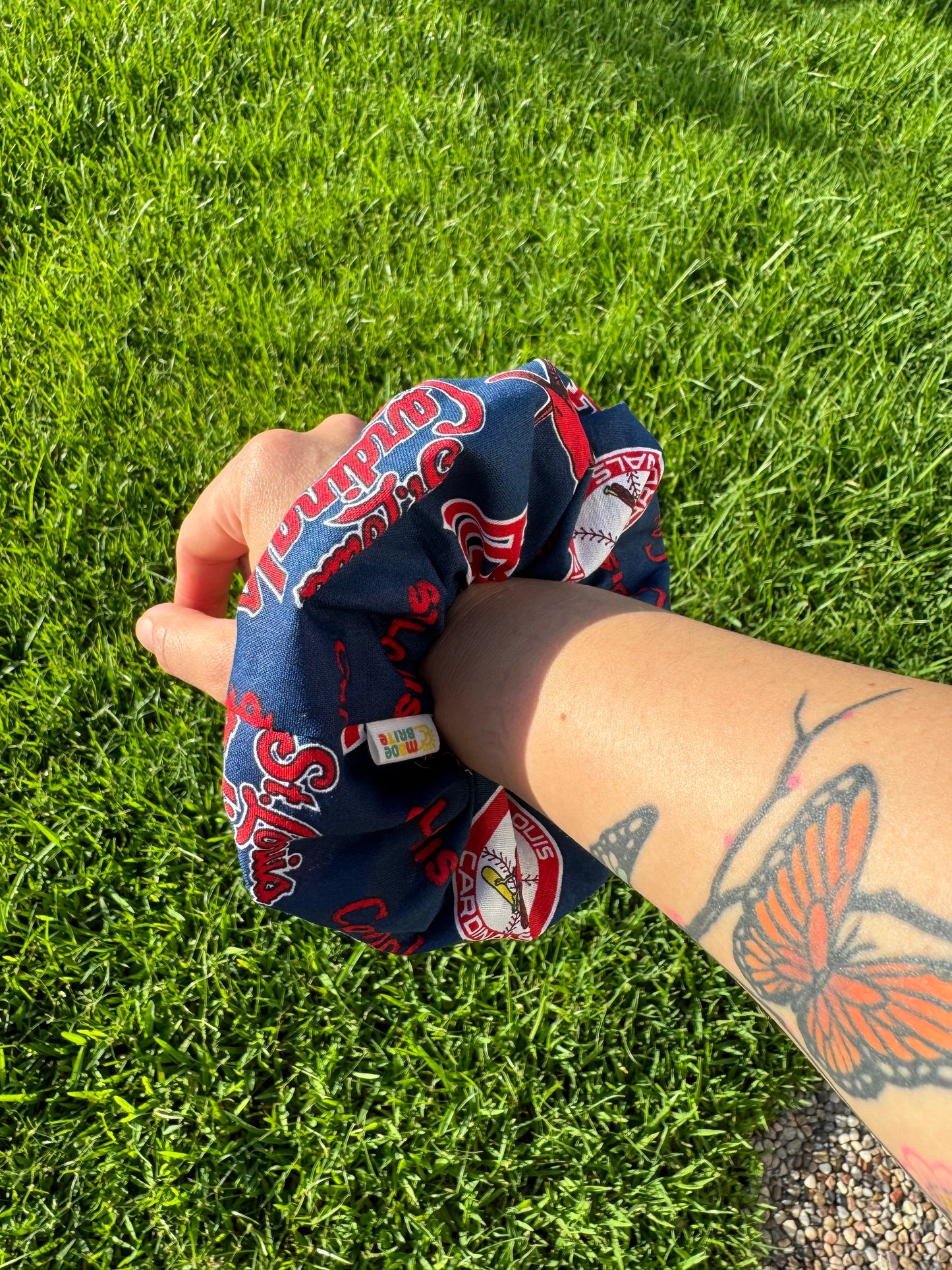 Cardinals Scrunchie Cardinals Hair Tie