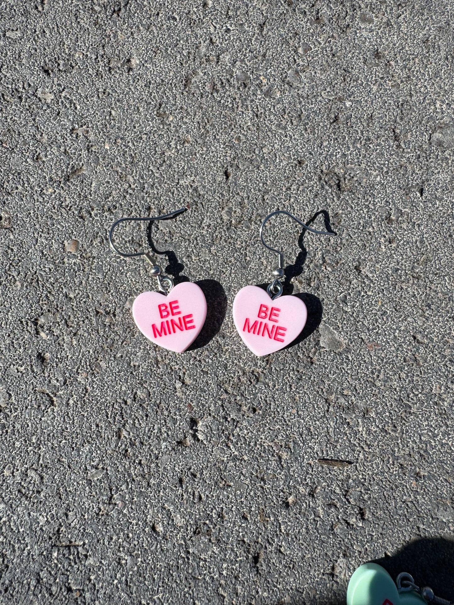 Valentine Brachs Conversation Heart Stud and Dangle Earrings