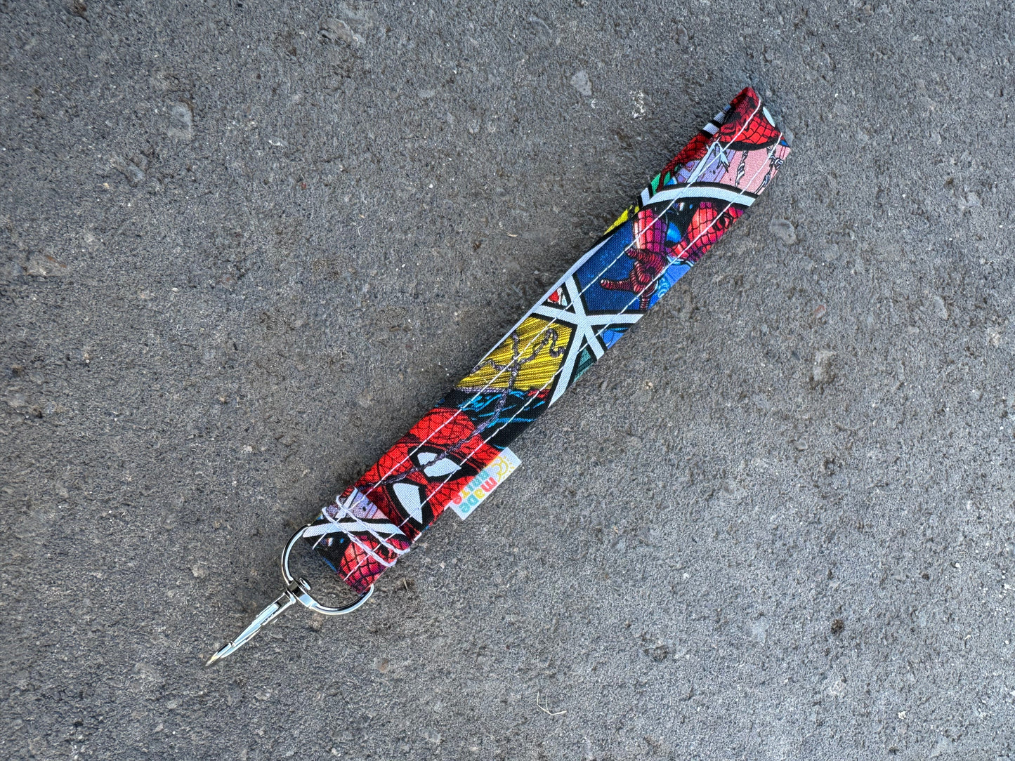 Spiderman Wristlet Keychain