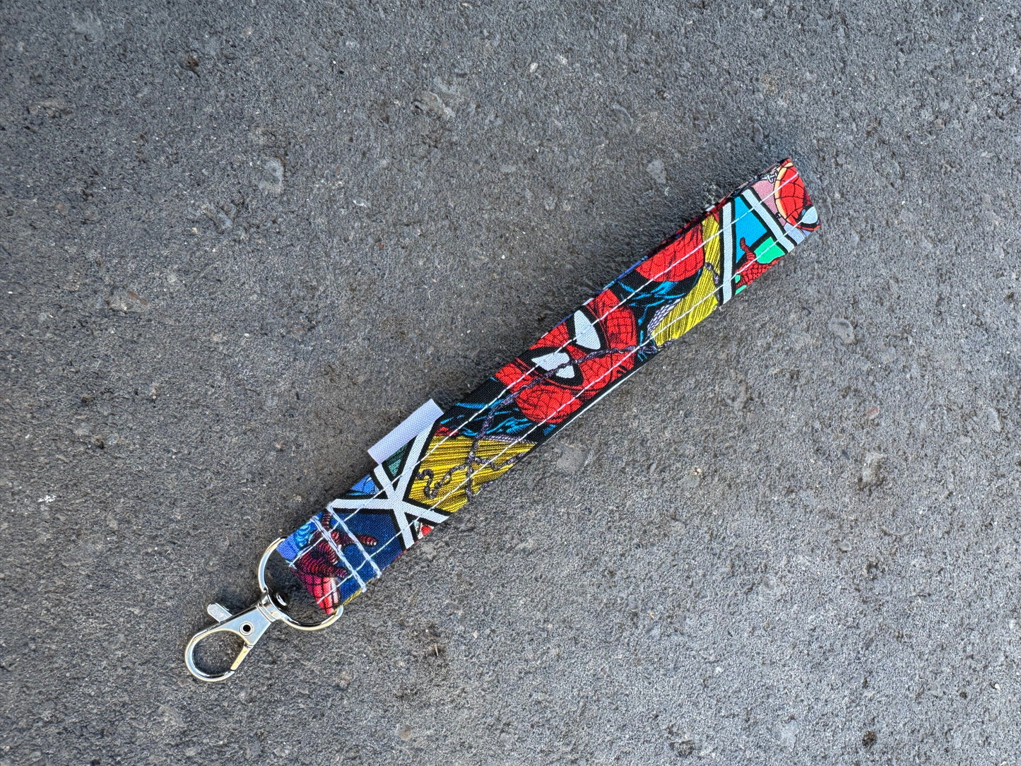 Spiderman Wristlet Keychain