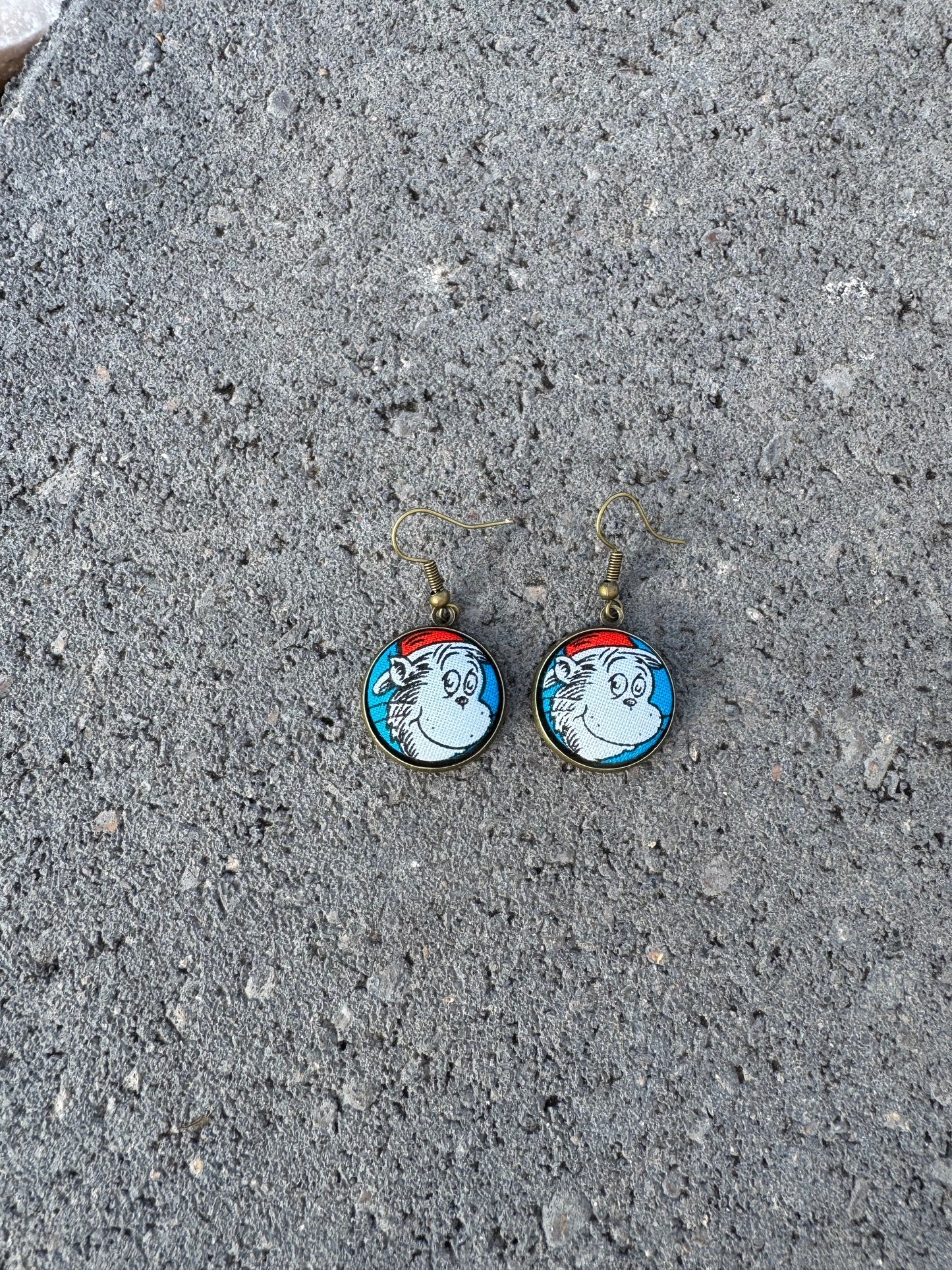 Dr Seuss Dangle Earrings