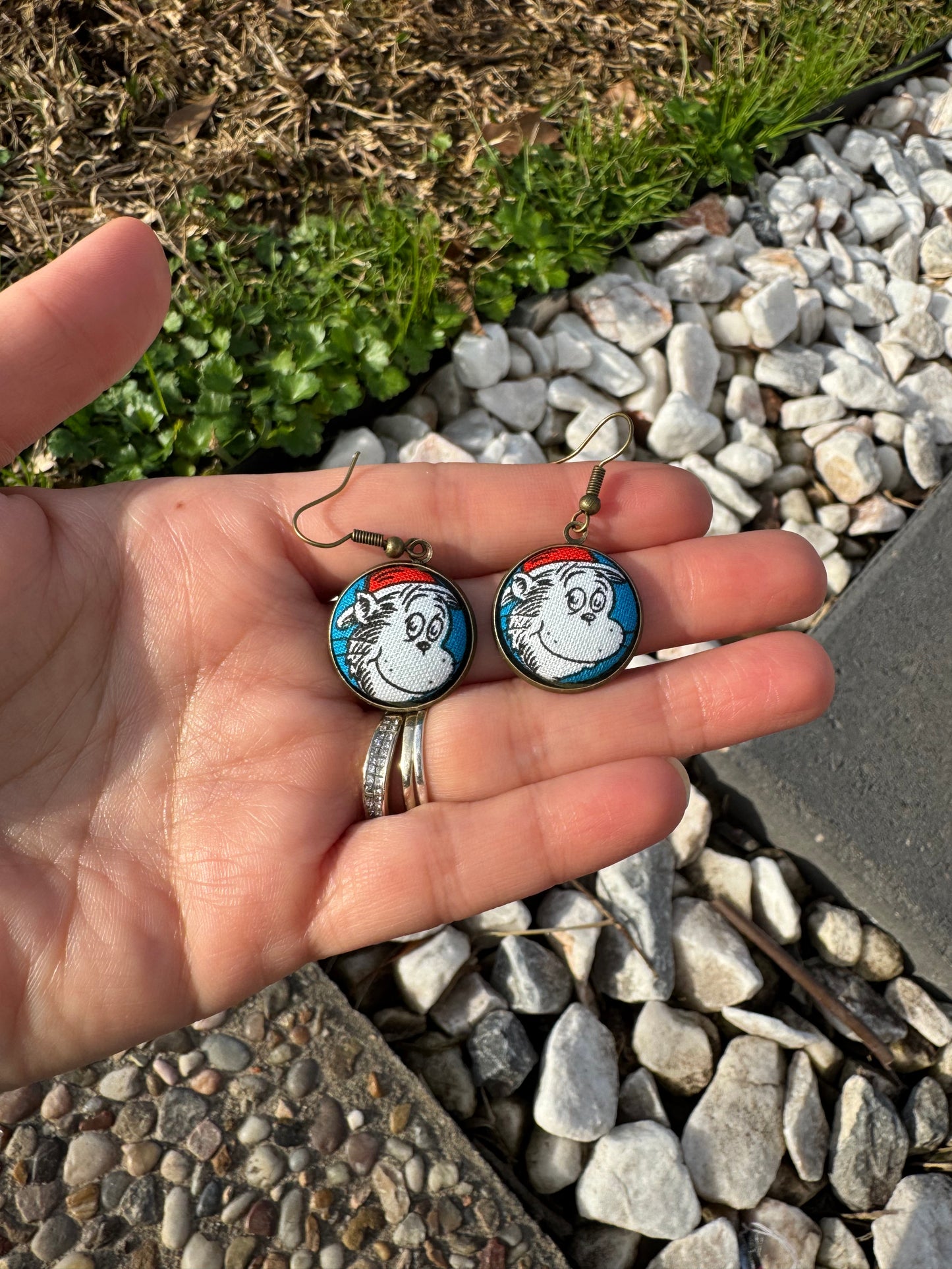 Dr Seuss Dangle Earrings