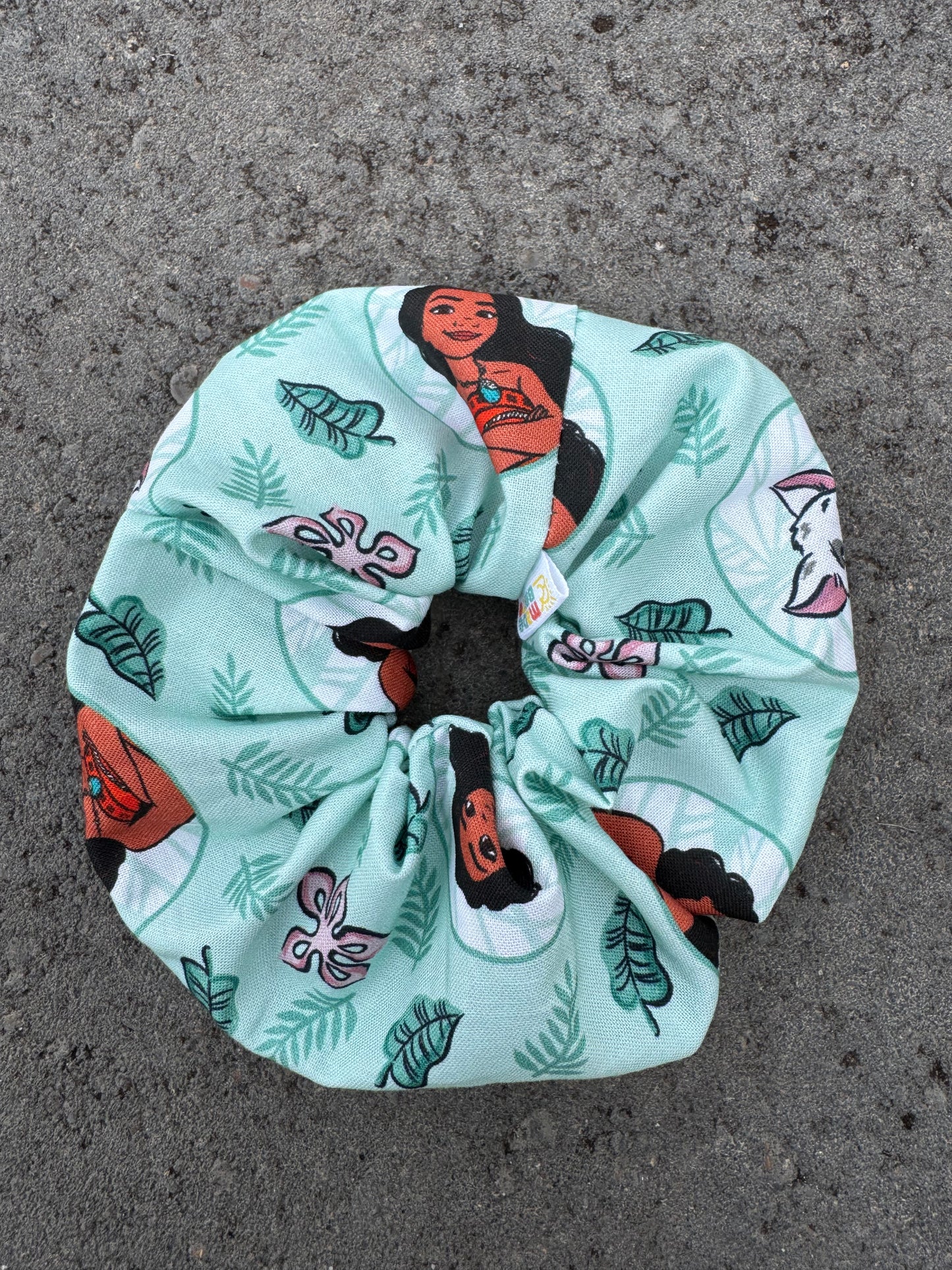 Moana Hair Tie Ponytail Scrunchie