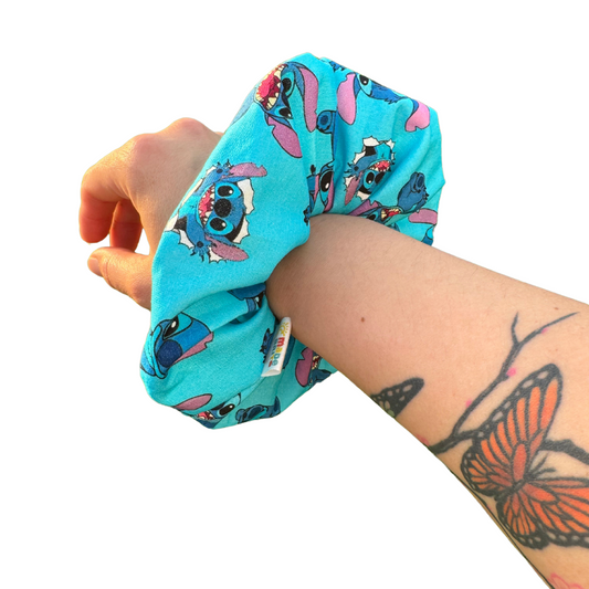 Stitch Scrunchie Scrunchies Hair Tie Ponytail Hair accessory Gift