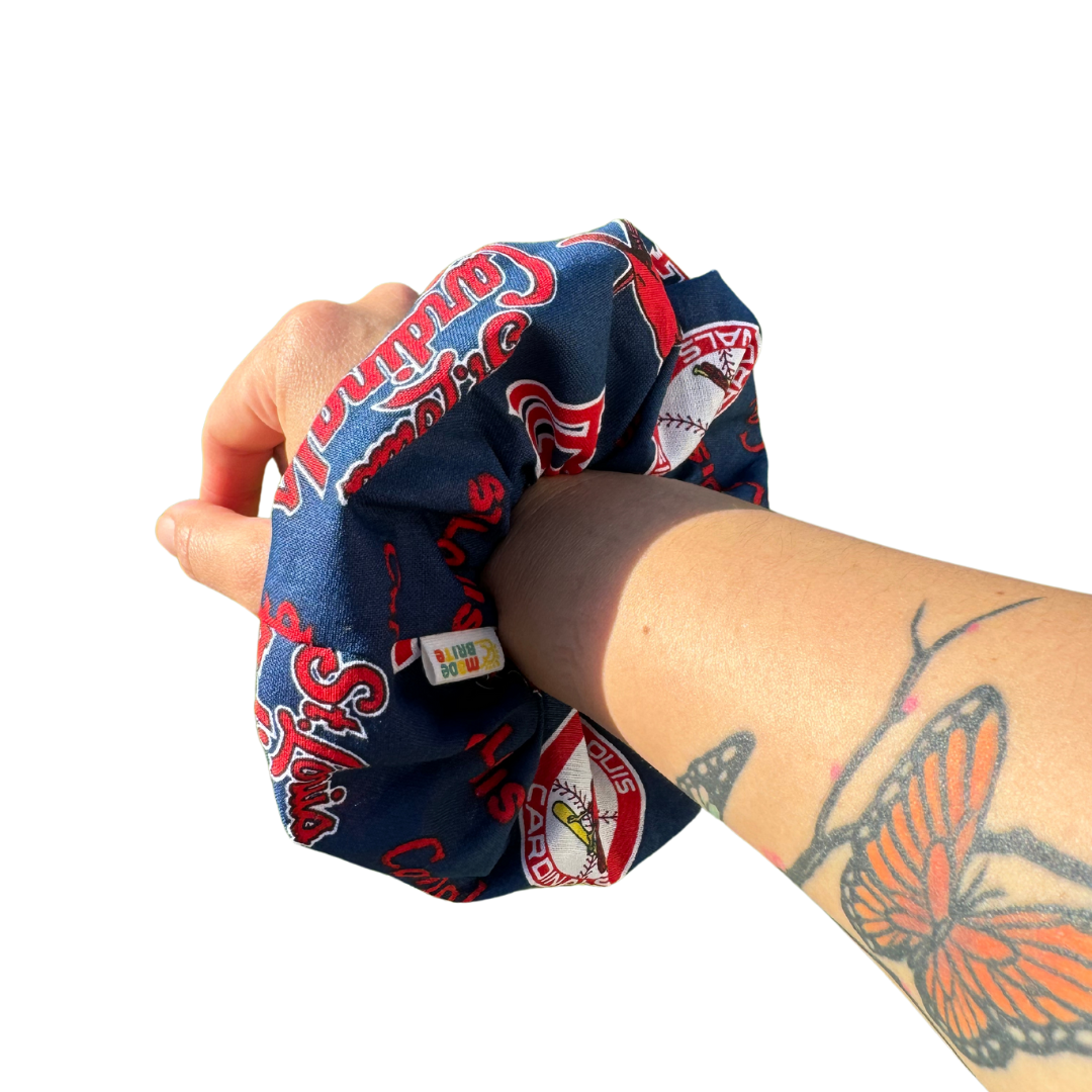 Cardinals Scrunchie Cardinals Hair Tie