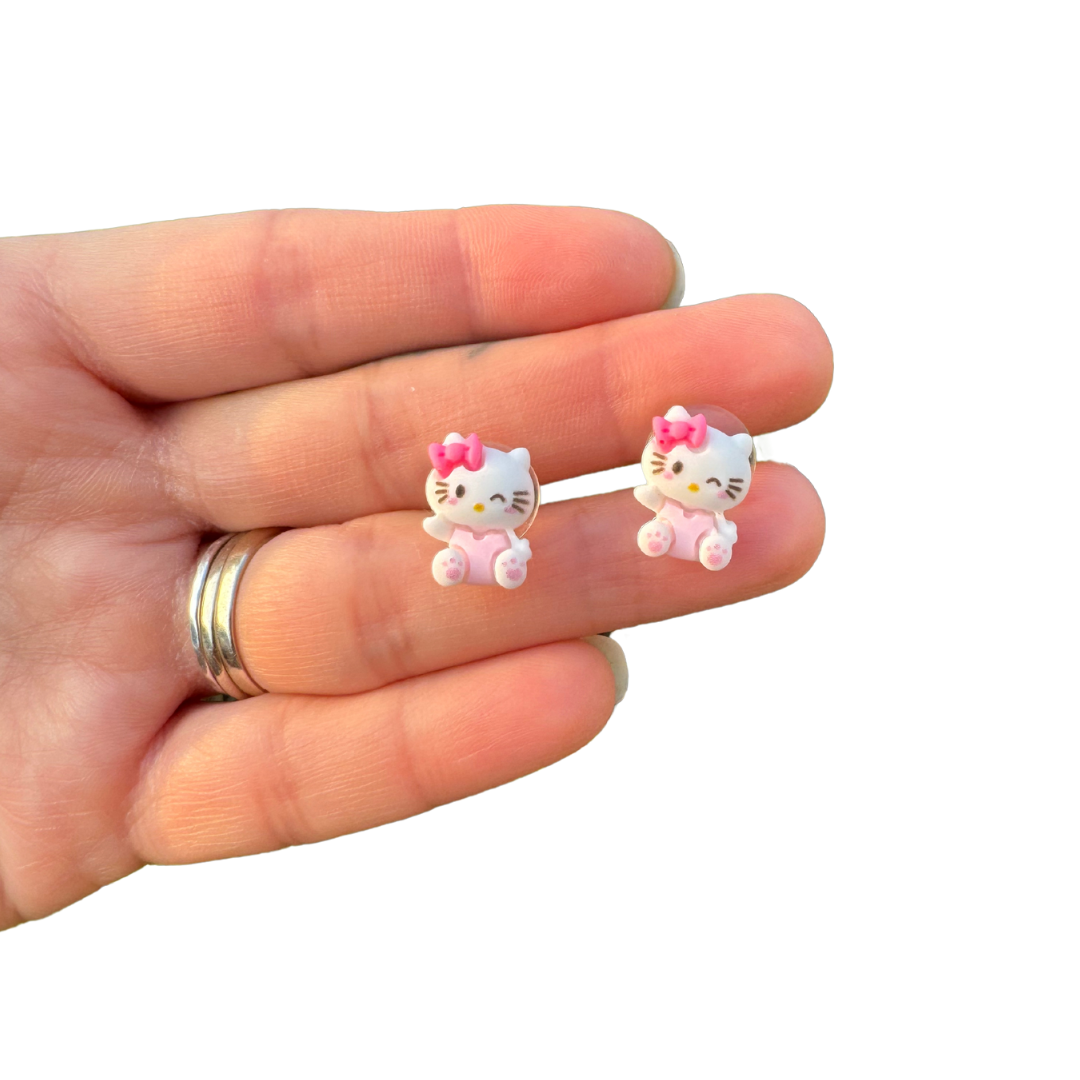 Hello Kitty Stud Post Earrings Gift