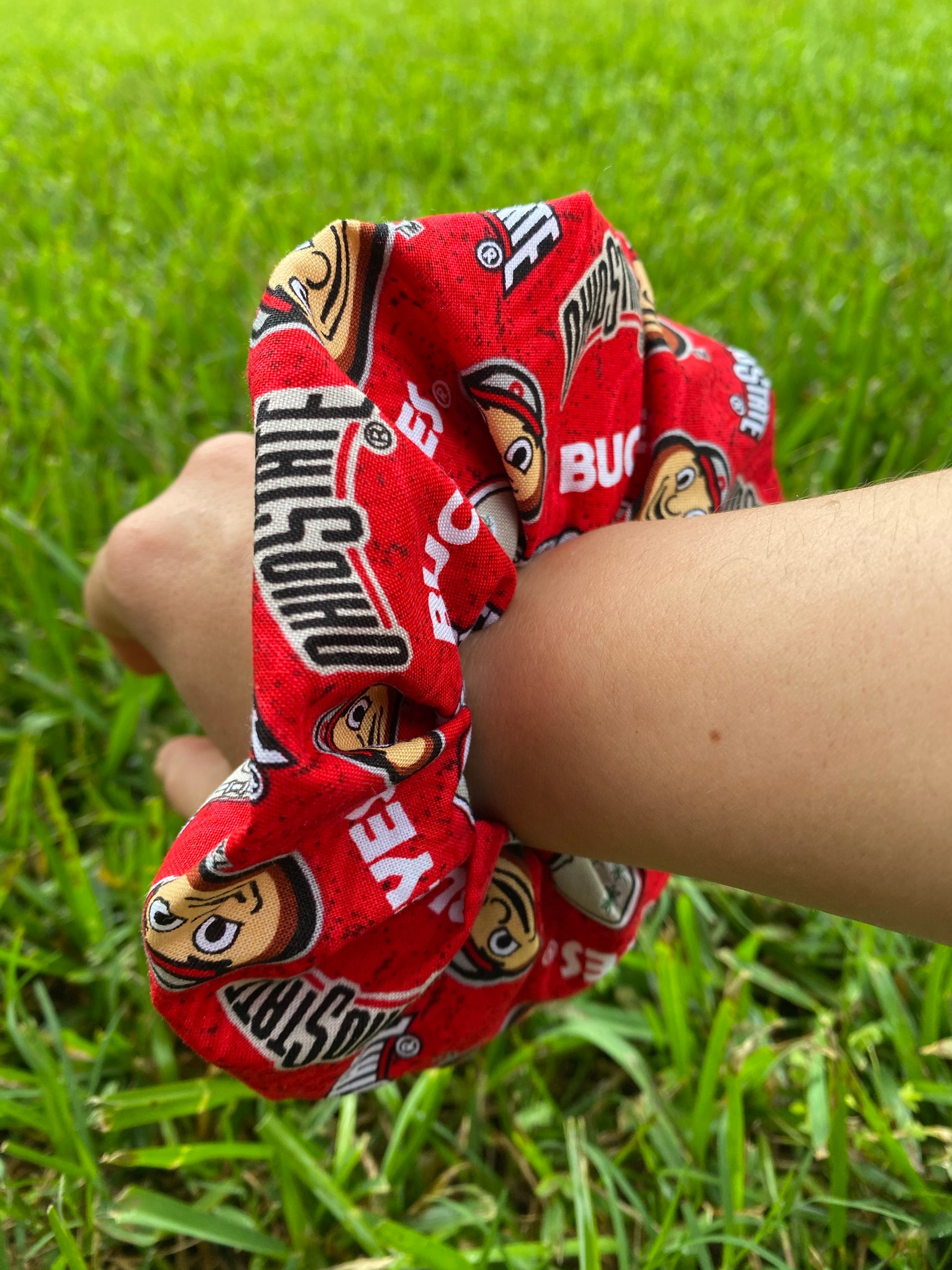 Ohio State University Scrunchie Hair Tie Gift 